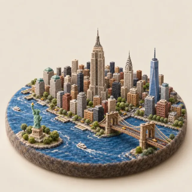 New York in the Felt style