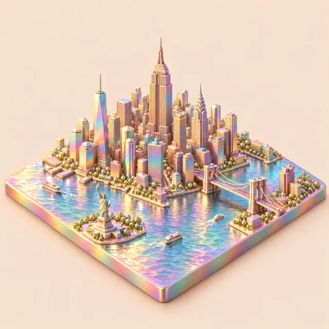 New York in the Holo style
