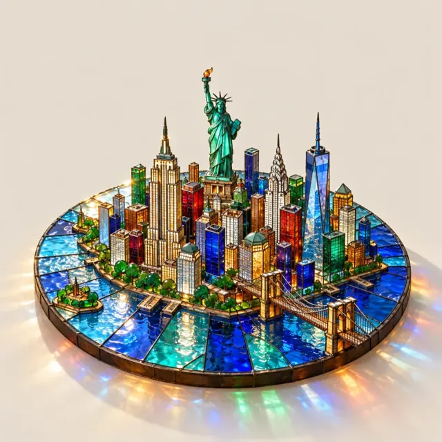 New York in the Stained Glass style